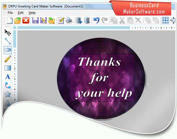 Greeting Cards Software screenshot