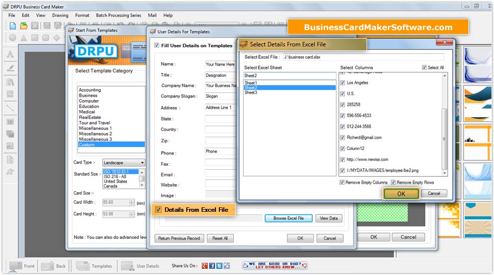 Select Details From Excel File Select Details From Excel File