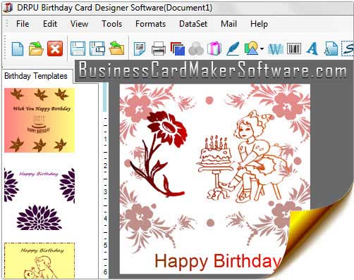 Birthday card designing utility, birthday card designing software, birthday card creating utility, wishing card making software, birthday wishes card generating tool, birthday invitation card designing program, birthday card printing tool