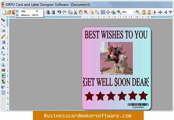 Greeting Card Maker Software screenshot