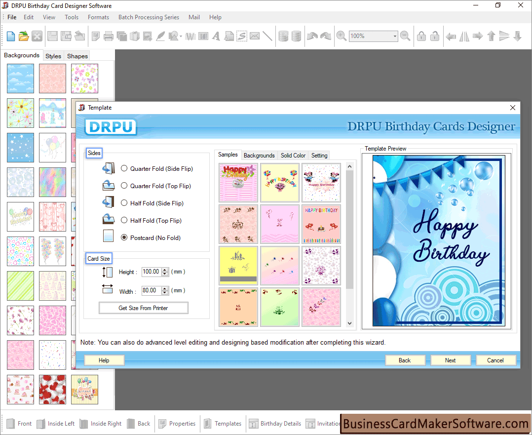 Birthday Card Maker Software