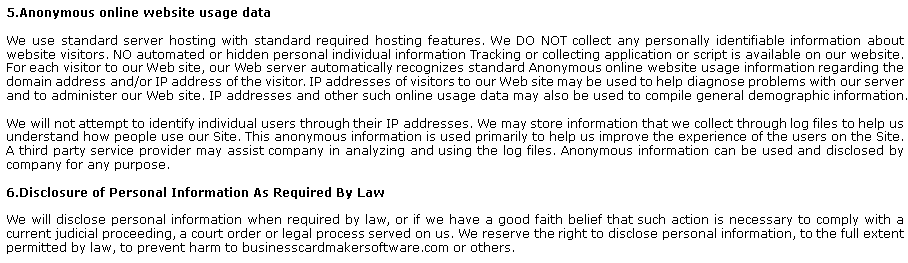 Privacy Policy