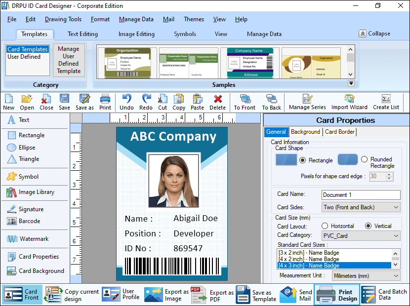 Corporate ID Card